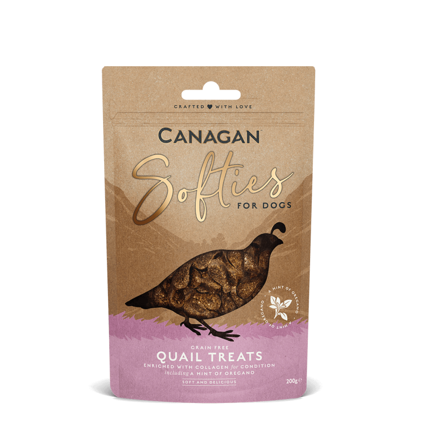 CANAGAN 狗小食 膠原蛋白鵪鶉肉粒 200g (SMQ)