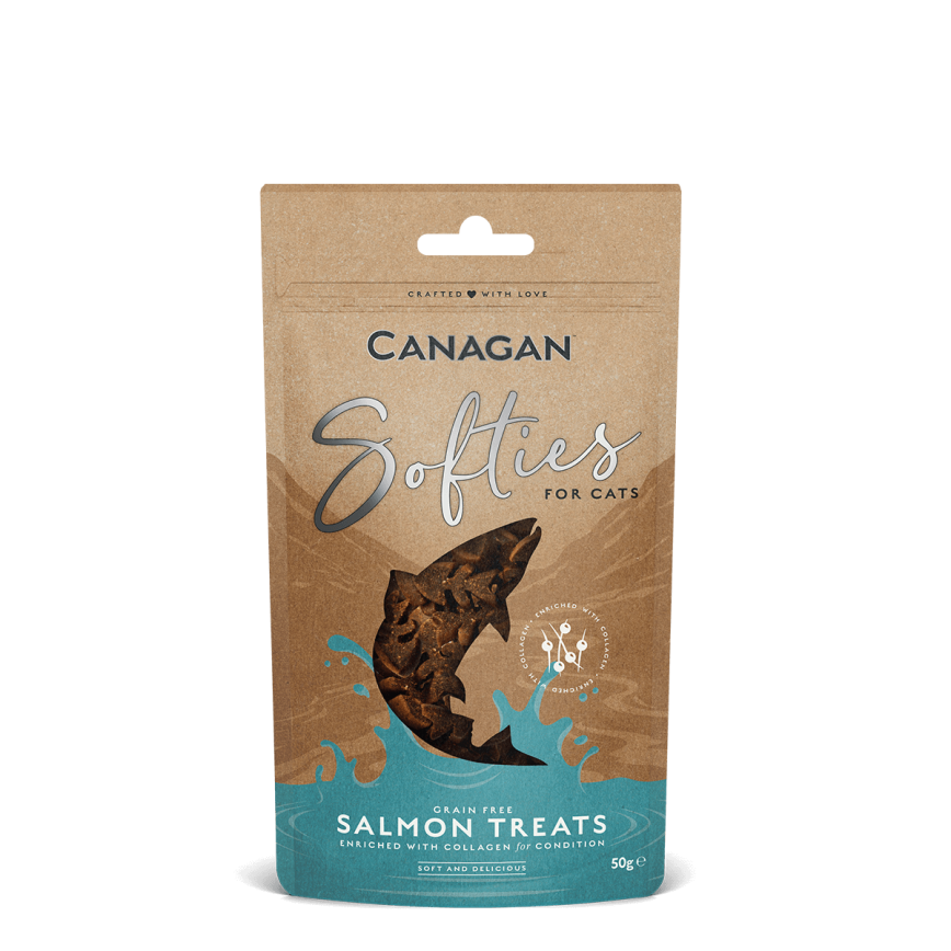 CANAGAN 貓零食 膠原蛋白三文魚粒 50g (SMCS)