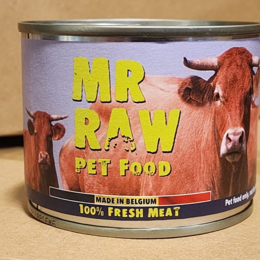 MR RAW 純天然罐頭 牛肉配方 200g (貓狗共用) (B200g) 圖 1