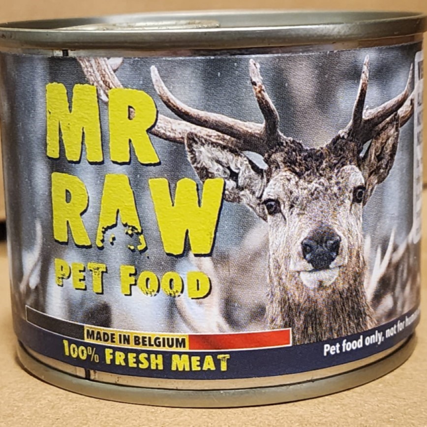 MR RAW 純天然罐頭 鹿肉配方 200g (貓狗共用) (V200g)