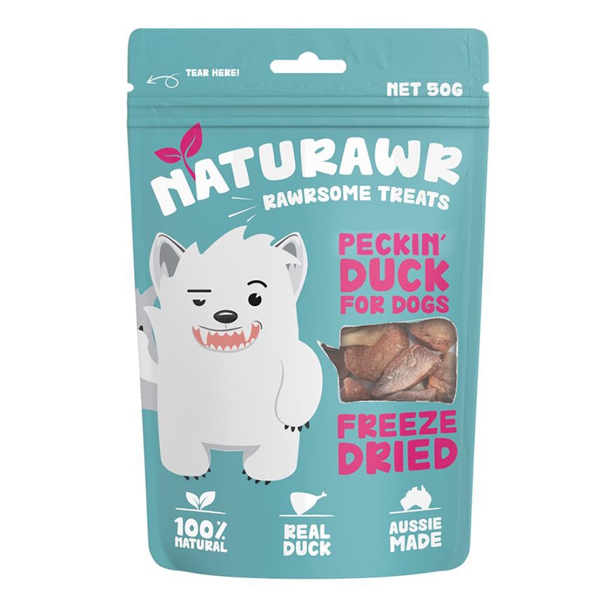 NATURAWR 犬用凍乾小食 鴨胗 鴨心 鴨肝 50g (NR-00077)