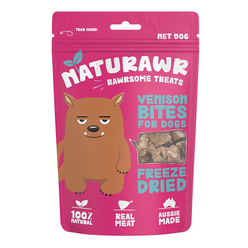 NATURAWR 犬用凍乾小食 鹿肉 50g (NR-00053)