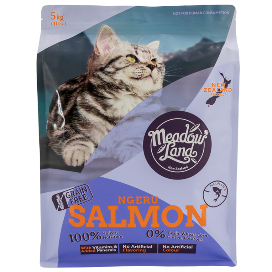 Meadowland 貓糧 美毛配方 三文魚 5kg (MCC016F/ML005C2)