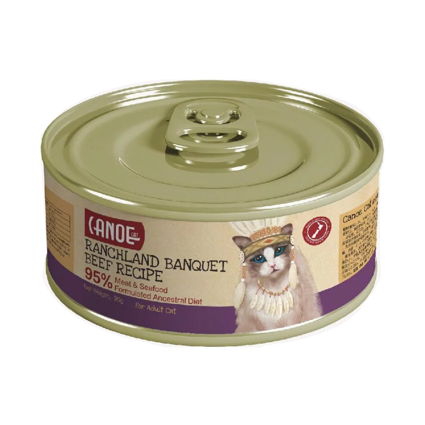 Canoe Cat 貓罐頭 草原牧場 牛肉配方 175g (canb175)
