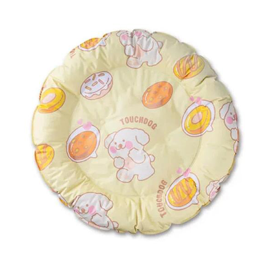 TOUCHCAT 圓型冰涼墊 黃色曲奇 65 x 65 cm (TDBE0192A) 圖 1