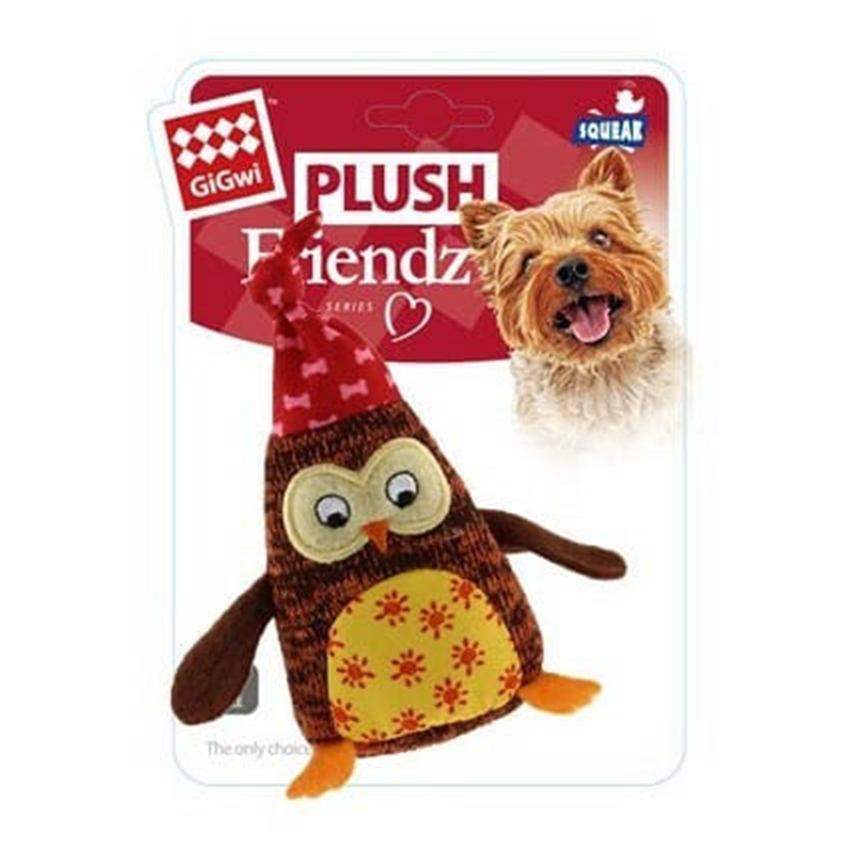 GiGwi Plush Friendz中小型犬系列 玩偶貓頭鷹 (6232) 圖 1