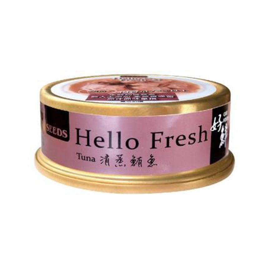 SEEDS 貓罐頭 Hello Fresh好鮮燉湯 清蒸鲔⿂ 50g (hf01)
