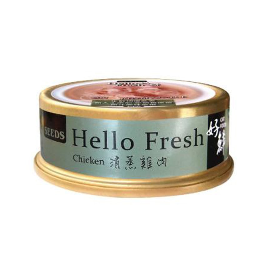 SEEDS 貓罐頭 Hello Fresh好鮮燉湯 清蒸雞肉 50g (hf04)