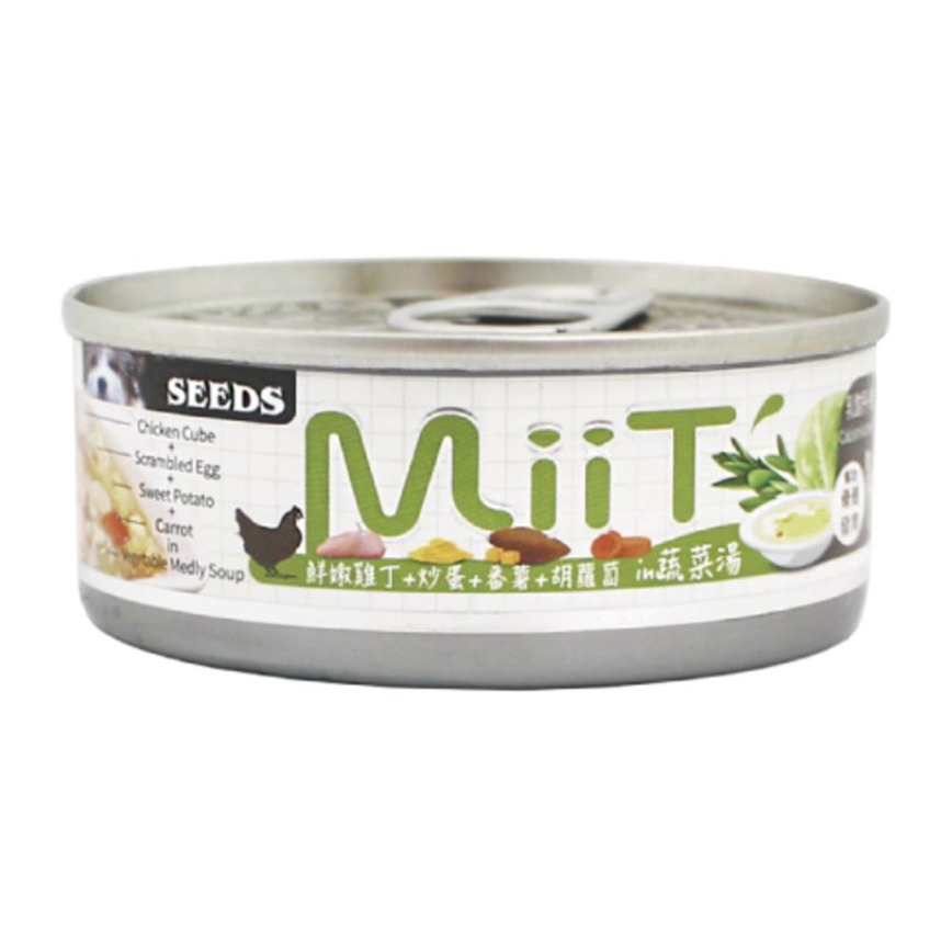 SEEDS 狗罐頭 雞丁機能湯罐 80g