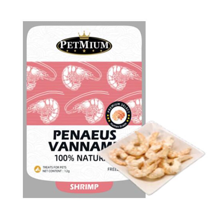 PETMIUM 貓狗小食 凍乾南美⽩對蝦 12g (pm82019) 圖 1