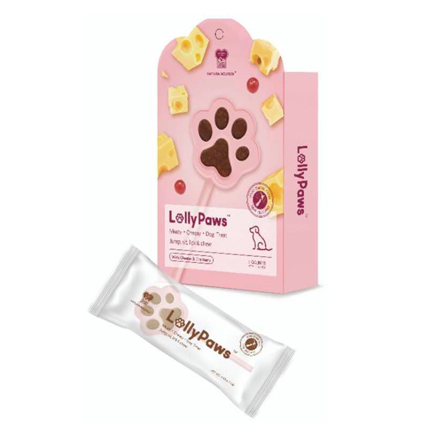 NATURA NOURISH Lolly-Paws芝⼠⽜⾁棒 蔓越莓 (DT70085) 
