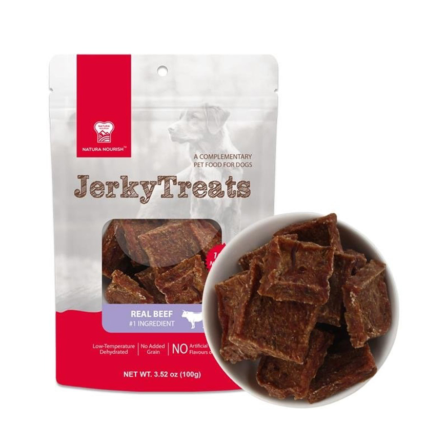NATURA NOURISH JerkyTreats全天然低溫烘乾 牛肉塊 100g (DT72164)