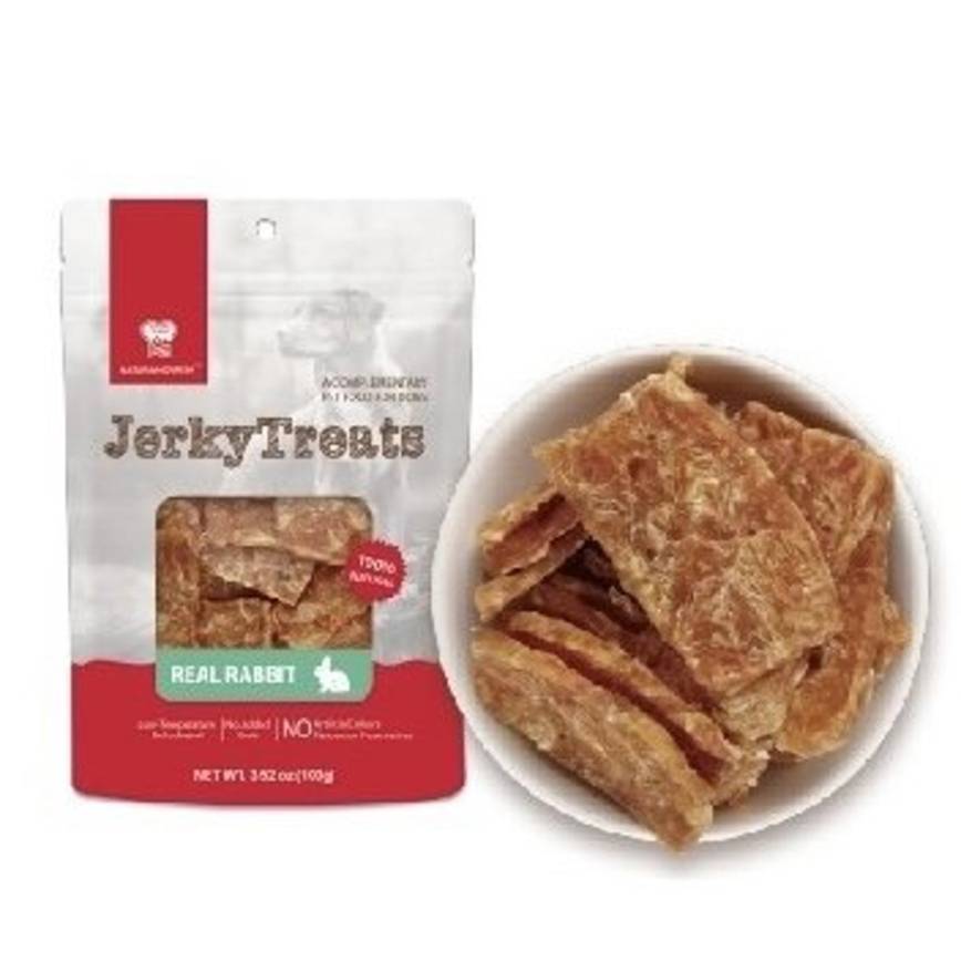 NATURA NOURISH JerkyTreats全天然低溫烘乾 兔肉塊 100g (DT72188)