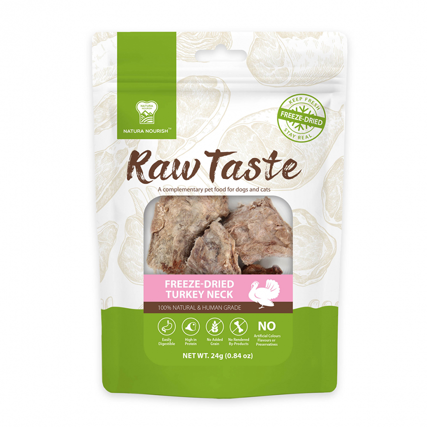 NATURA NOURISH Raw Taste 凍乾火雞頸 24g (DT72331) 