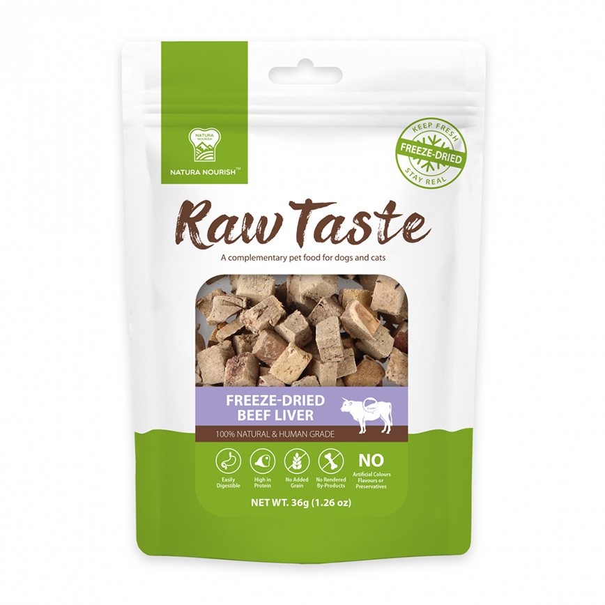 NATURA NOURISH Raw Taste 凍乾牛肝 36g (DT72348)