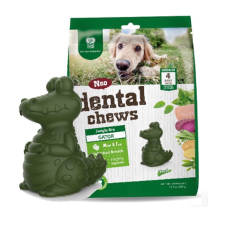 NATURA NOURISH Dental Chews 中大型犬用 薄荷味潔齒鰐魚 356g (QF9031A)
