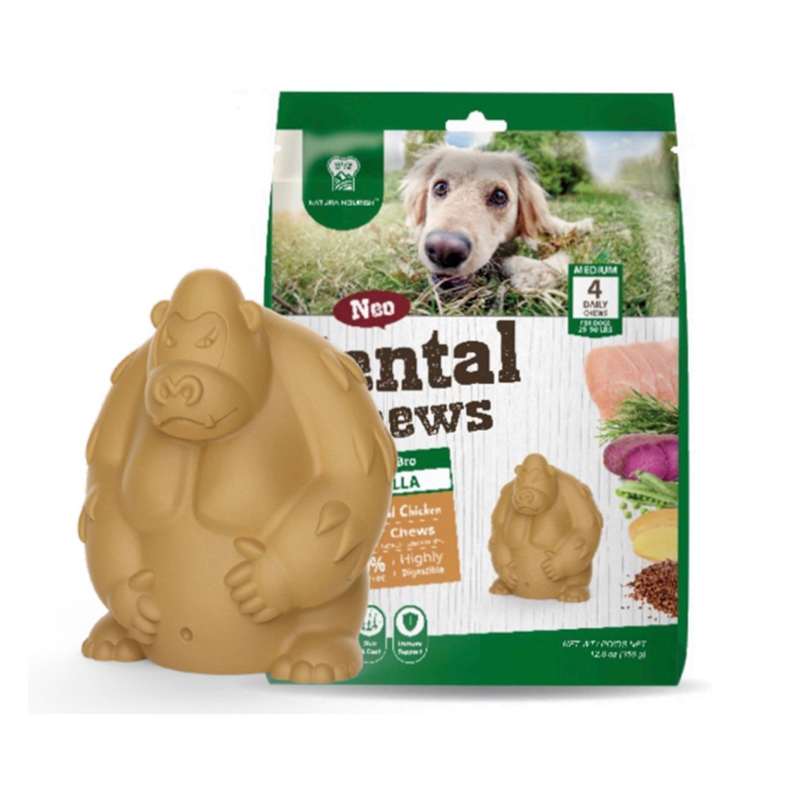 NATURA NOURISH Dental Chews 中大型犬用 雞肉味潔齒猩猩 356g (QF9030A) 