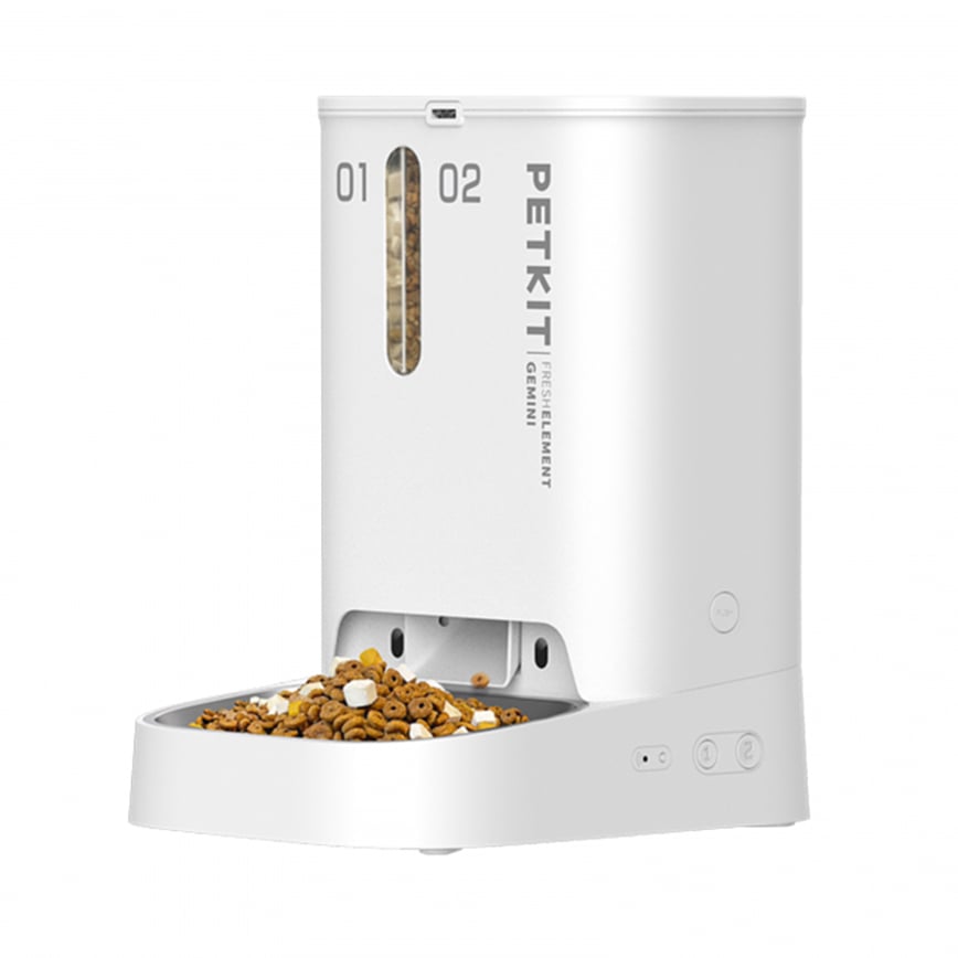 PETKIT Fresh Element Gemini 智能餵食器 白 2L + 3L (pkd5a)