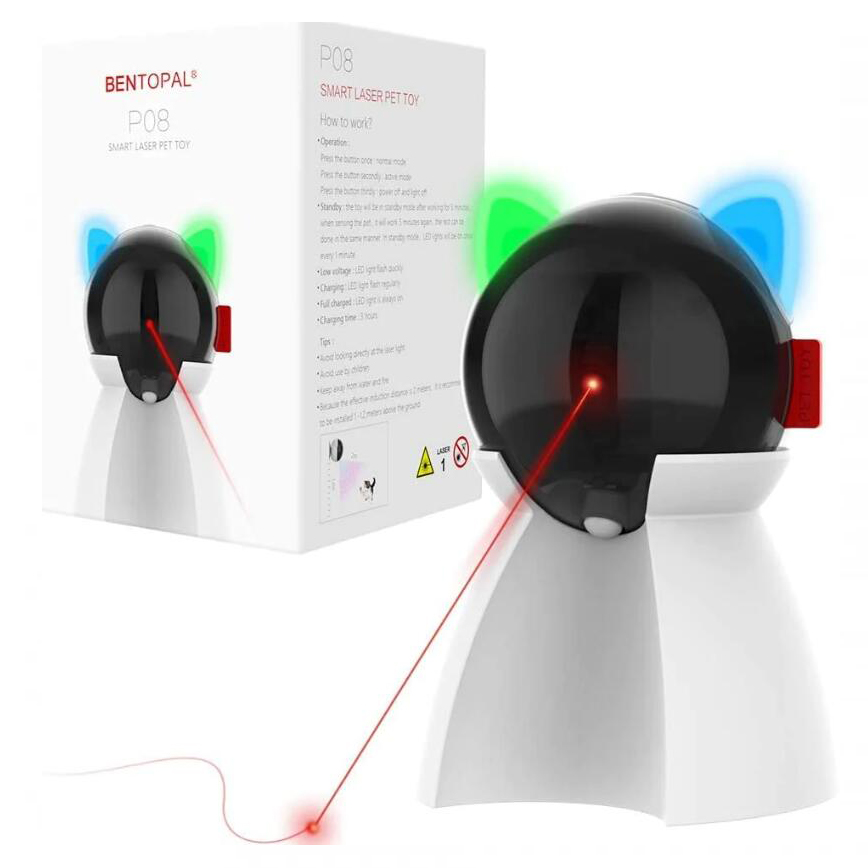 BENTOPAL LED智能激光玩具(可掛牆) (P08)