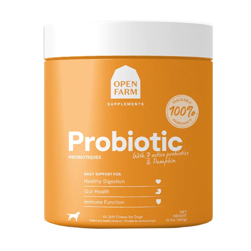 Open Farm 犬用腸道益生菌補充品 90粒 12.7oz (OFS-P)