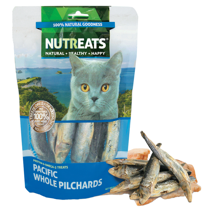 Nutreats 貓零食 紐西蘭凍乾沙甸魚 50g (5207050) (TBS)