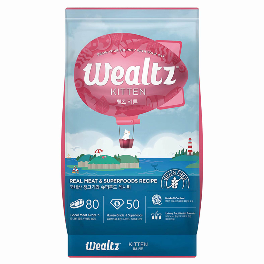 Wealtz 貓糧 幼貓配方 鮮雞肉+超級食物食譜 2.1kg (WCK5245)