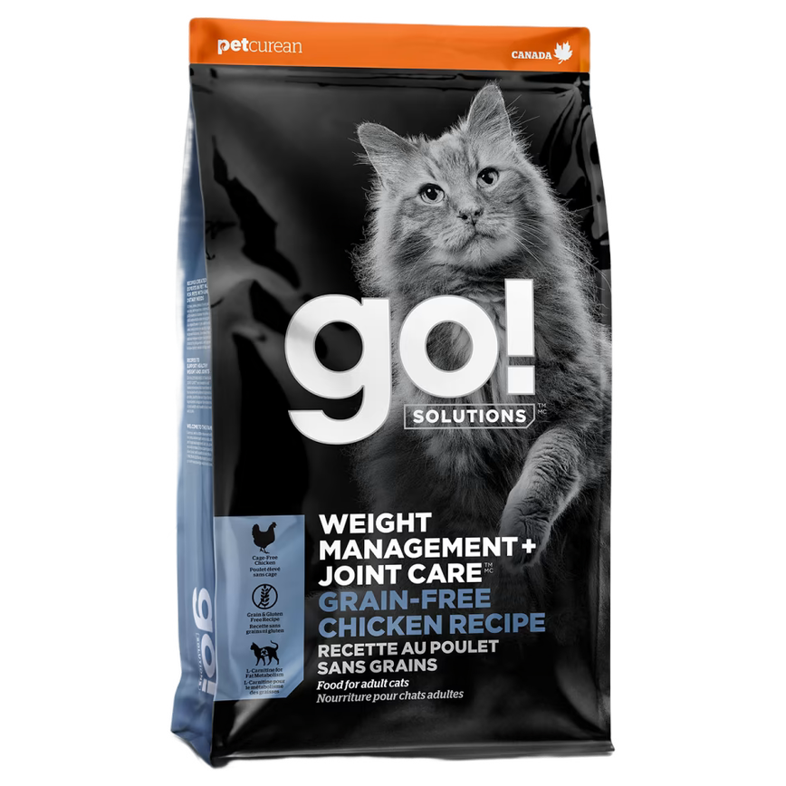 GO! SOLUTIONS 無穀物貓糧 關節減重系列 雞肉 3lb (002523T/FG00444T)