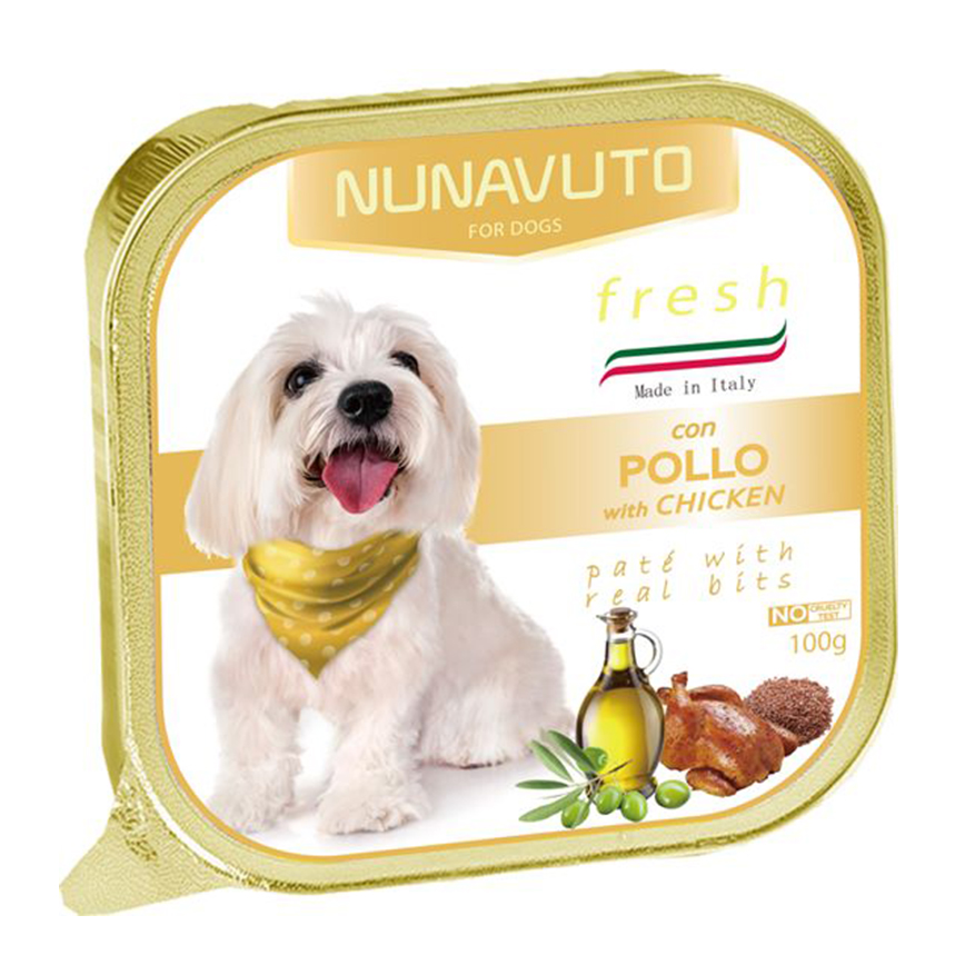 NUNAVUTO 狗罐頭 鋁製餐盒 100g
