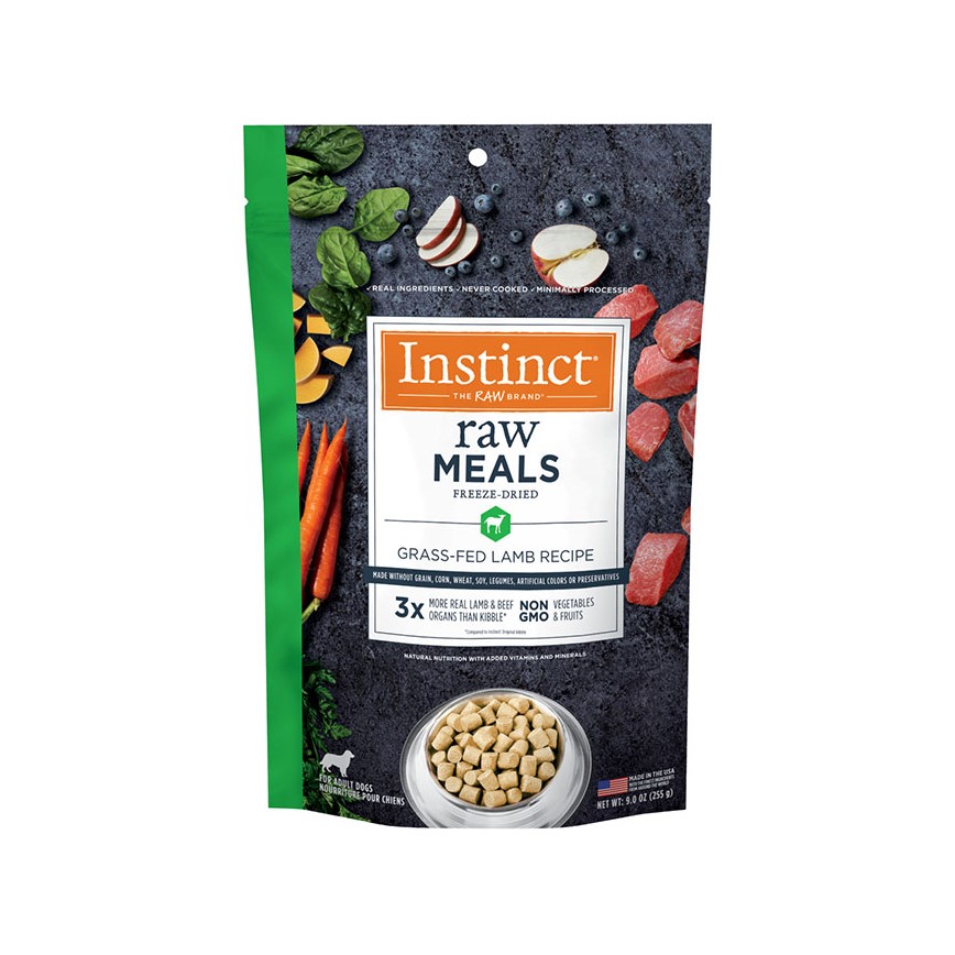 Instinct 狗糧 無穀物凍乾生肉主食糧 草飼羊 24oz (614234) (新舊包裝隨機發貨) 圖 2
