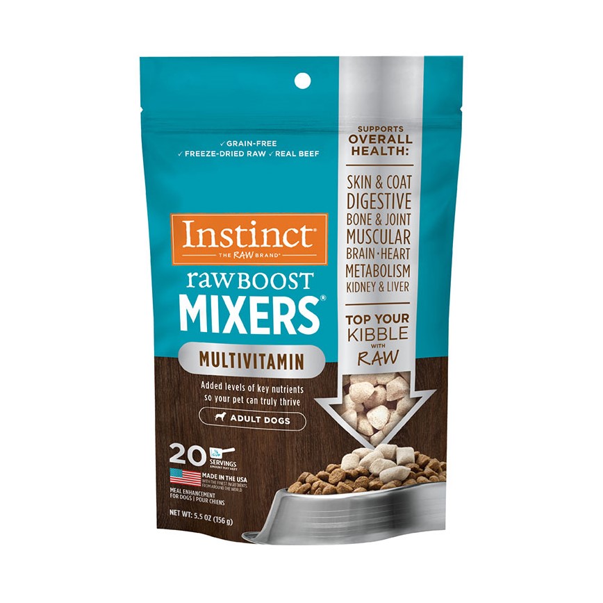 Instinct 狗糧 凍乾肉粒 多種維他命成犬 牛肉配方 0.75oz (600633) 圖 1