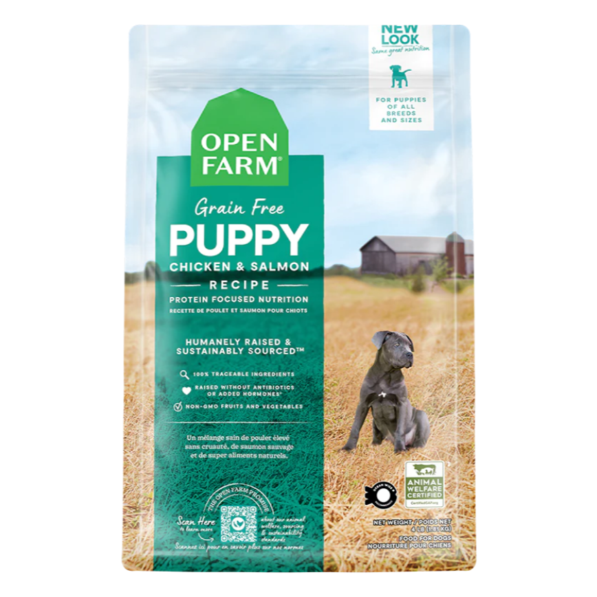 Open Farm 無穀物幼犬配方 野生三文魚+走地雞 4lb (OFPU-4D)