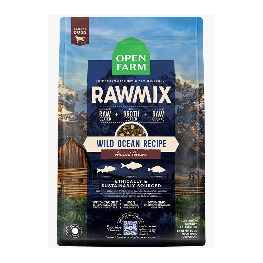 Open Farm RAWMIX 原始穀物海洋風味狗糧 3.5lb (OFRW-3.5D)