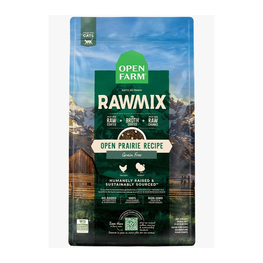 Open Farm RAWMIX 無穀物草原風味貓糧 2.25lb (OFRO-2.25C)