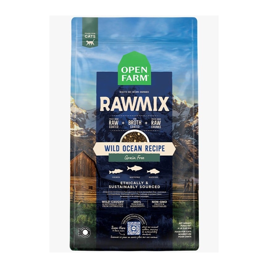 Open Farm RAWMIX 無穀物海洋風味貓糧 2.25lb (OFRW-2.25C)