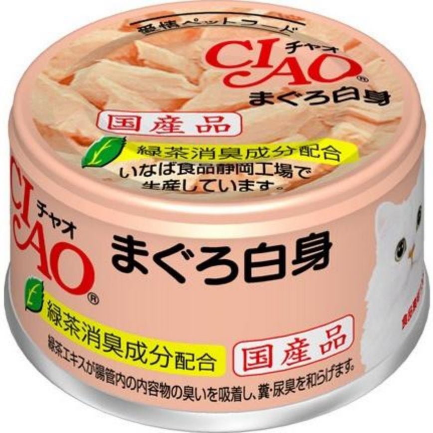 CIAO 貓罐頭 白身吞拿魚 85g (A-01) 圖 1