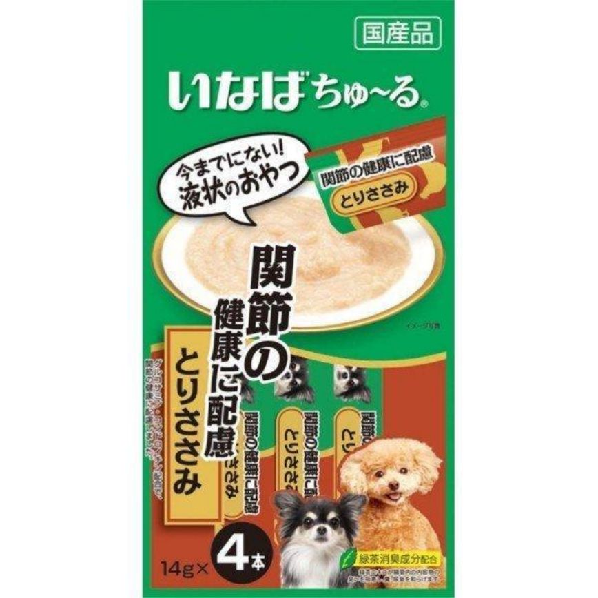 CIAO 日本狗零食 狗狗關節健康 雞柳味 14g x 4袋 (DS-114) 圖 1