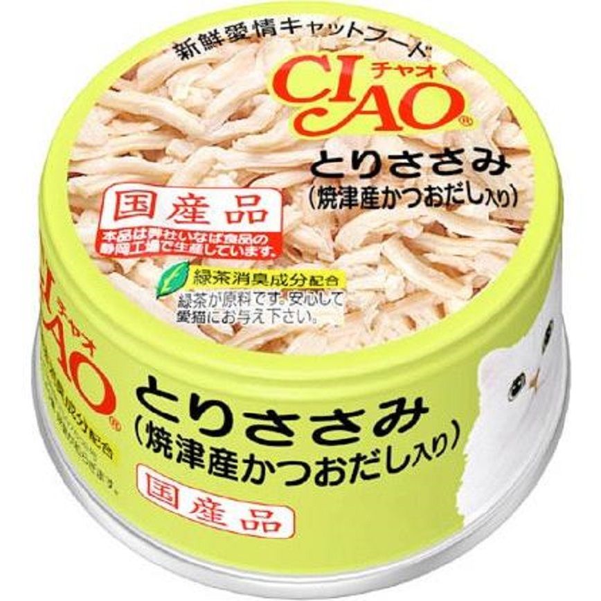 CIAO 貓罐頭 鰹魚高湯+雞柳味 85g (C-60) 圖 1