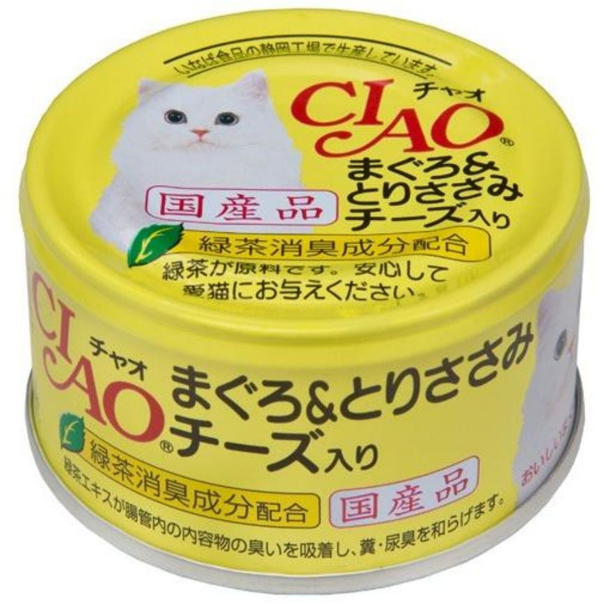 CIAO 貓罐頭 吞拿魚雞肉+芝士 85g (A-21) 圖 1