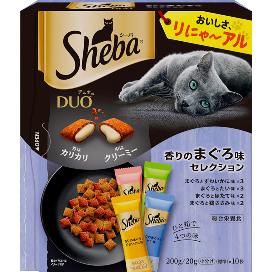 Sheba Duo 貓零食 日本貓貓夾心酥 精選金槍魚味 20g 10袋入