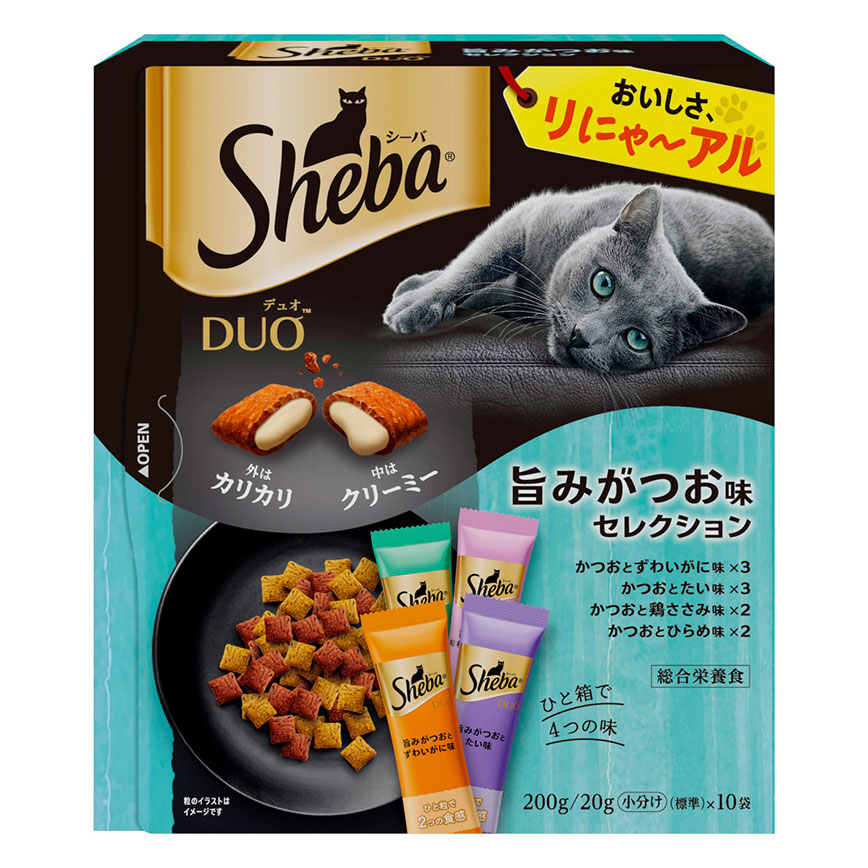 Sheba Duo 貓零食 日本貓貓夾心酥 精選鮮魚味 20g 10袋入