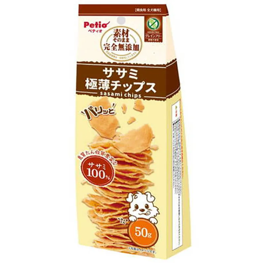 Petio 狗零食 無添加極薄雞柳肉脆片 50g (90503299)