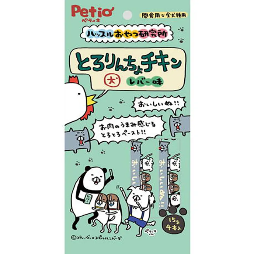 Petio 狗零食 水分補充雞肉肉醬 雞肝味 15gx4本 (90503157)