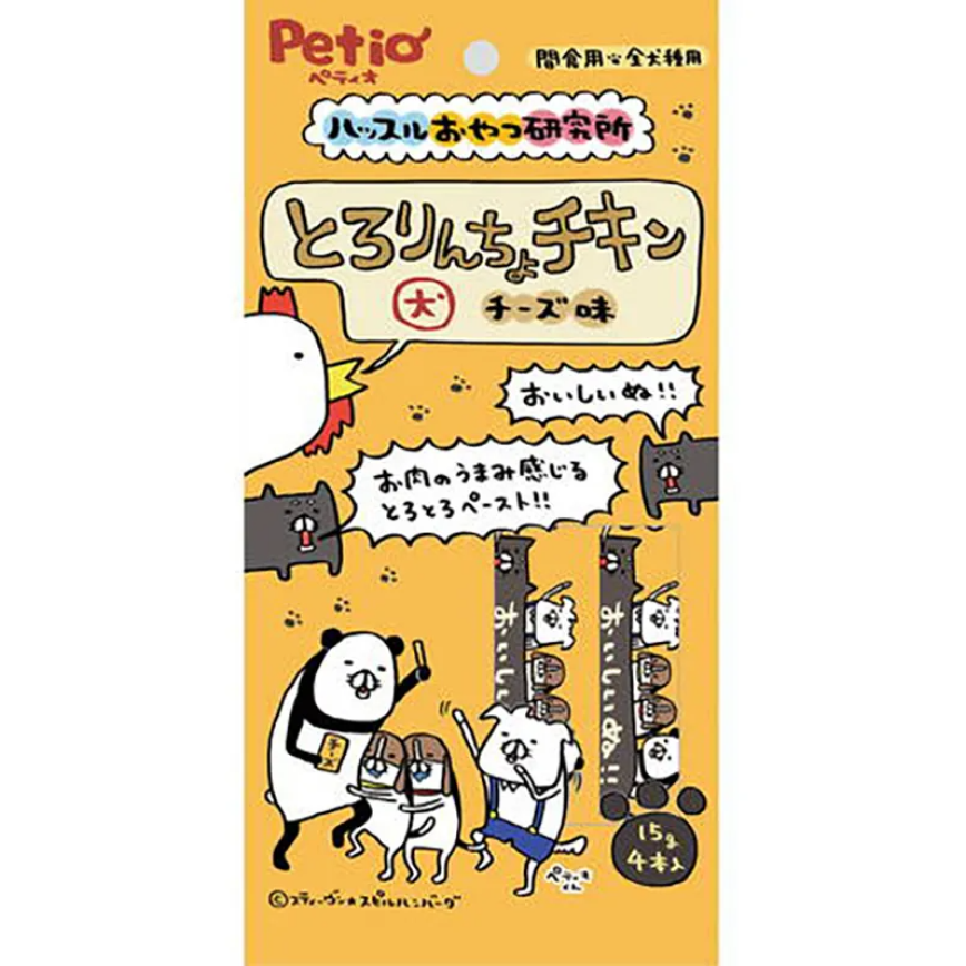 Petio 狗零食 水分補充雞肉肉醬 芝士味 15gx4本 (90503158)