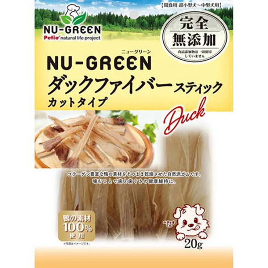 Petio NU-GREEN 狗零食 無添加 潔齒 鴨纖維棒 20g (90503291)