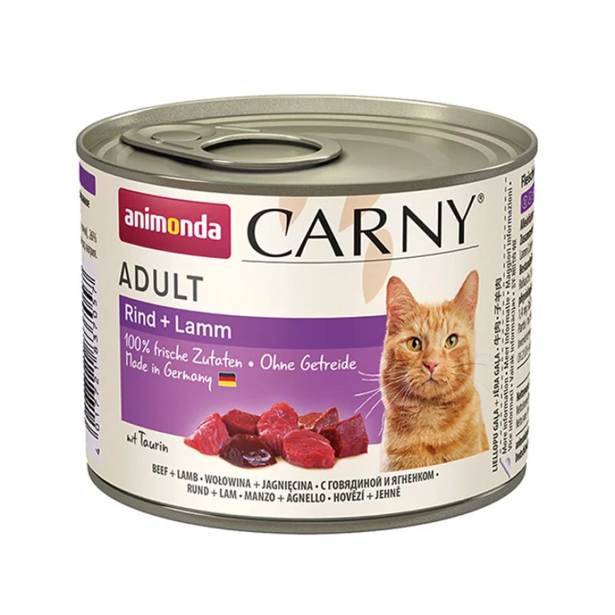 Animonda Carny 無穀物成貓主食罐 牛+羊 200g (90401185) 圖 1