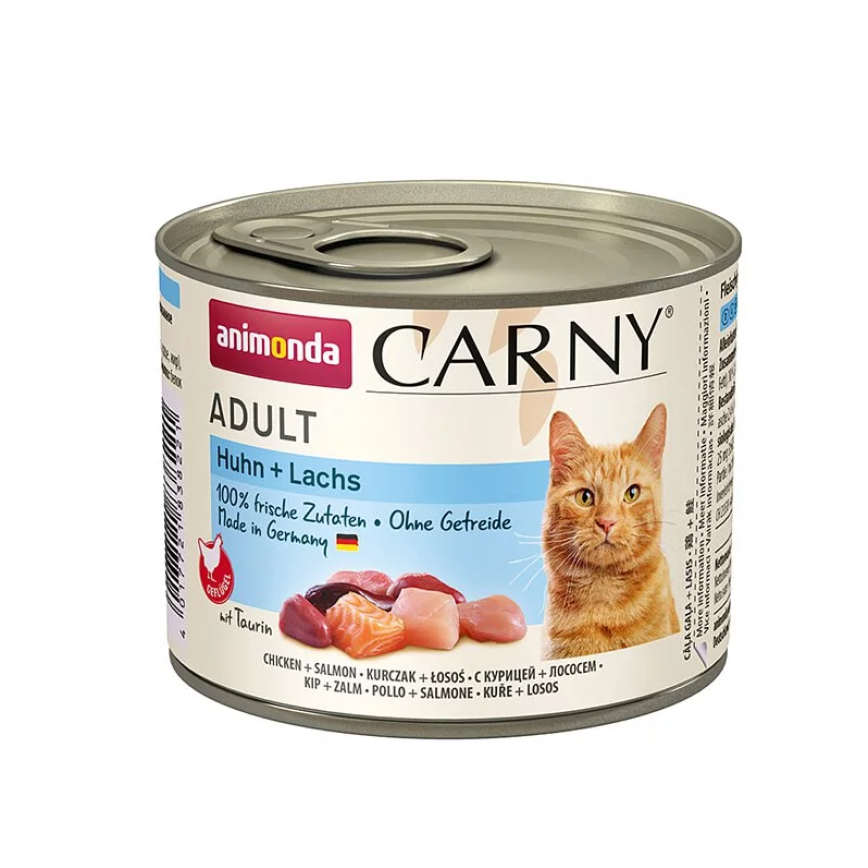 Animonda Carny 無穀物成貓主食罐 雞+三文魚 200g (90402424B)
