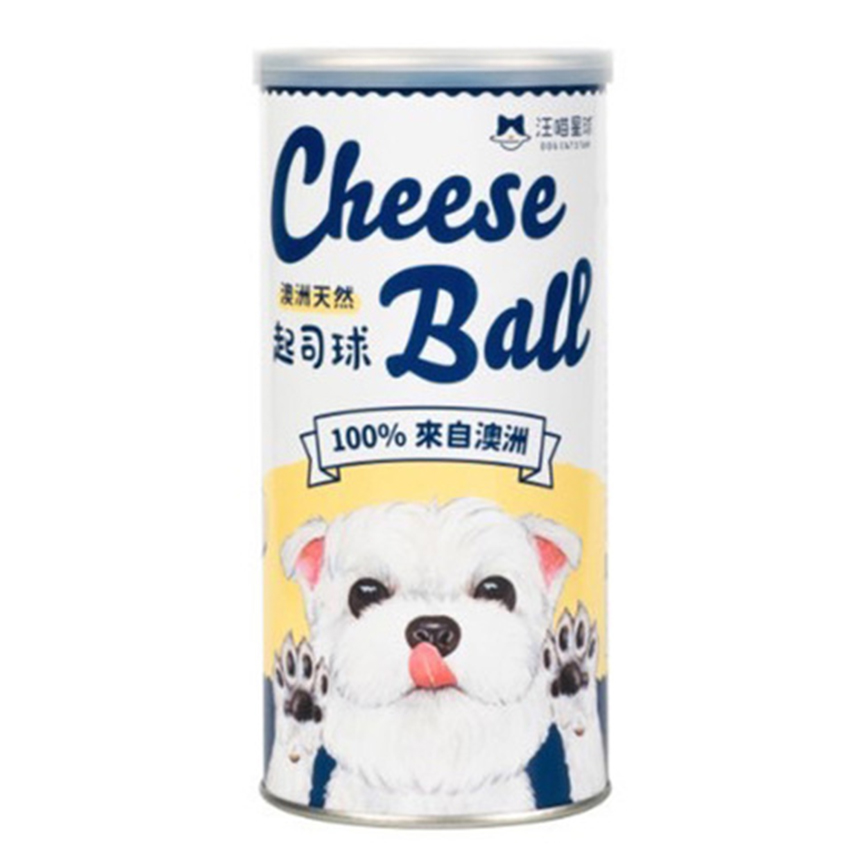 汪喵星球 凍乾 DogCatStar 冷凍乾燥原肉小零嘴 起司球罐 90g (貓犬用) (FS424)