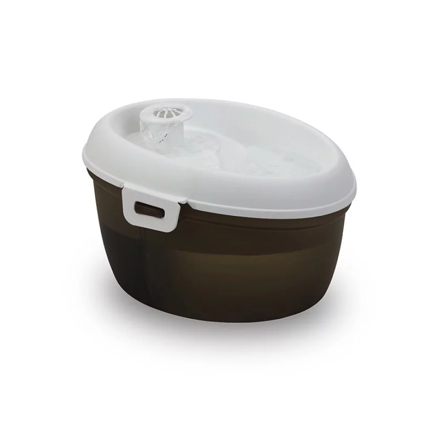 Cat H2O mini Water FountainL 活性碳除口氣迷你飲水機 不含USB插頭 白+灰 1.2L (貓犬用) (91602565)