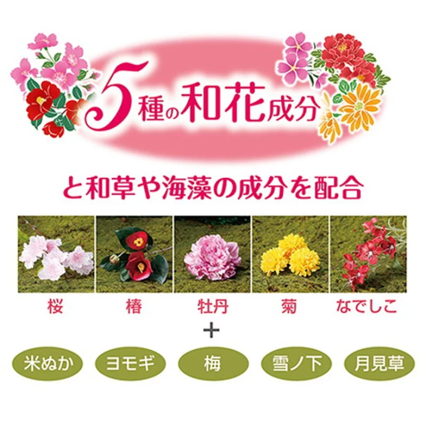 Petio 日本製 和彩美花 氨基酸護理 花香低刺激洗毛液 (蓬鬆&光澤) 480ml (犬用) 圖 2
