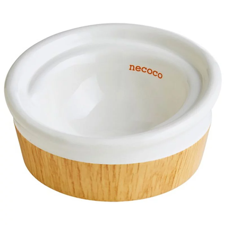 Petio necoco 木紋陶瓷貓碗 (乾糧專用) (91603177)